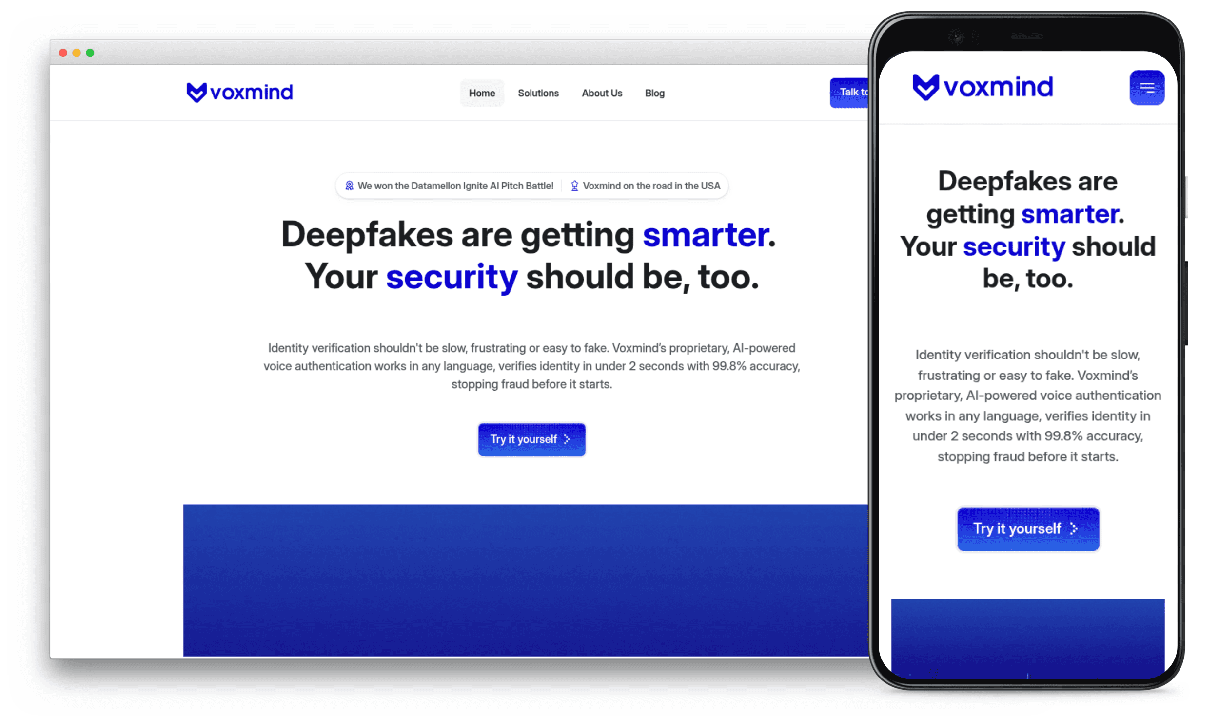 Voxmind AI – AI Product Website
