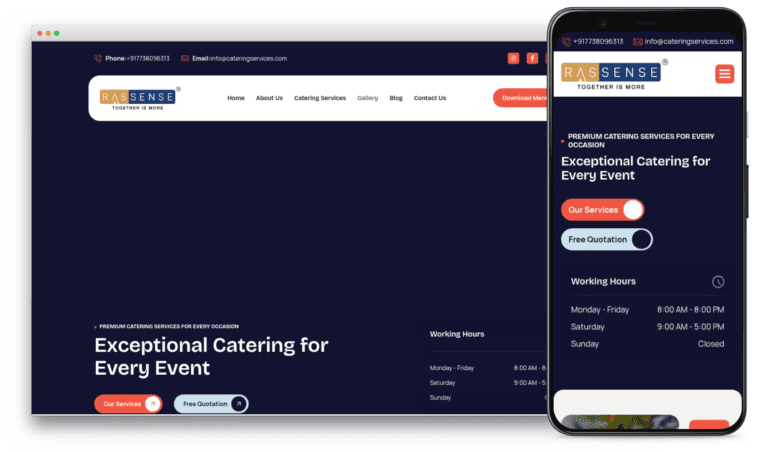 Catering Services Website