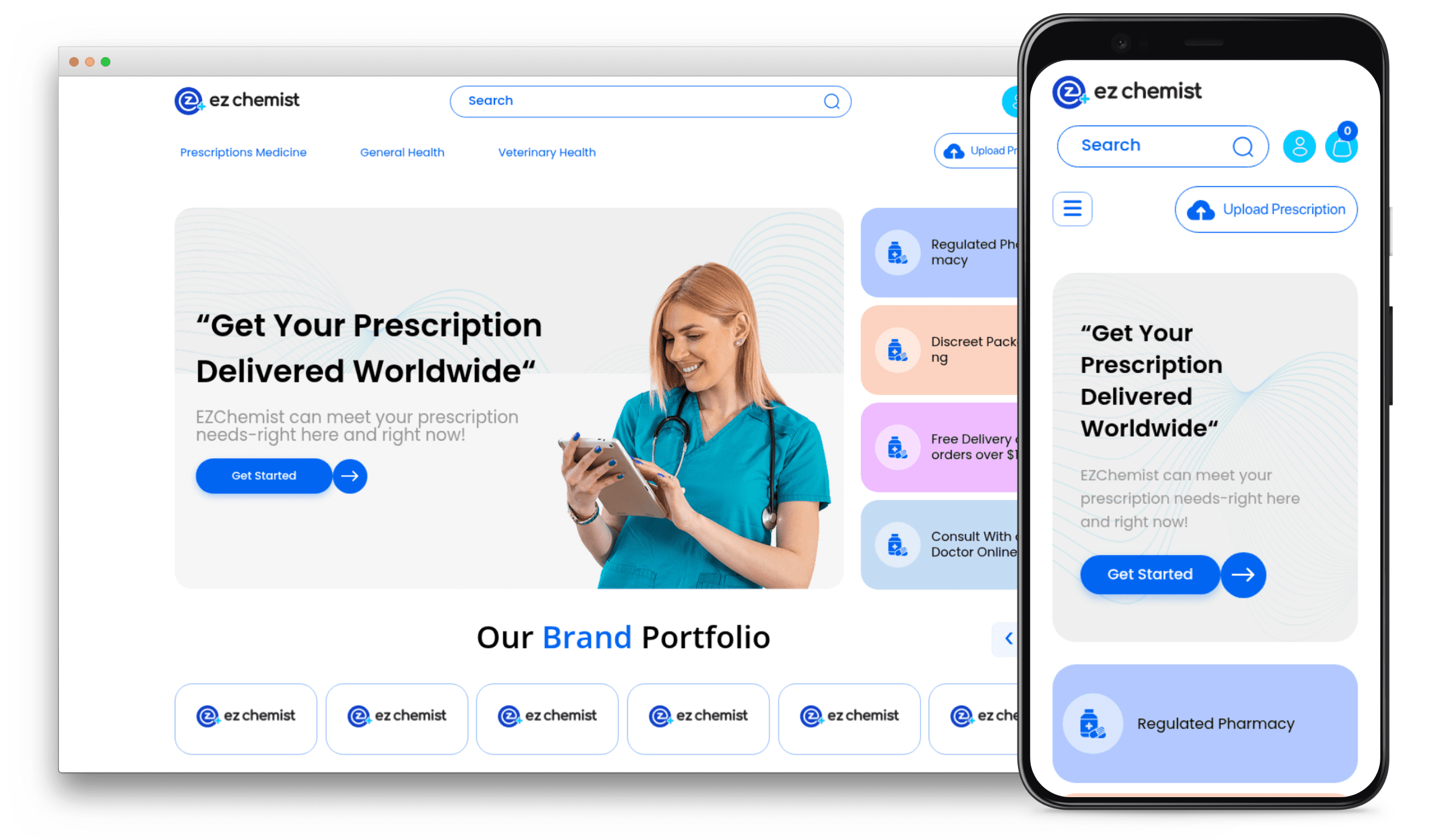 Ez Chemist – Online Pharmacy & Healthcare Store Website