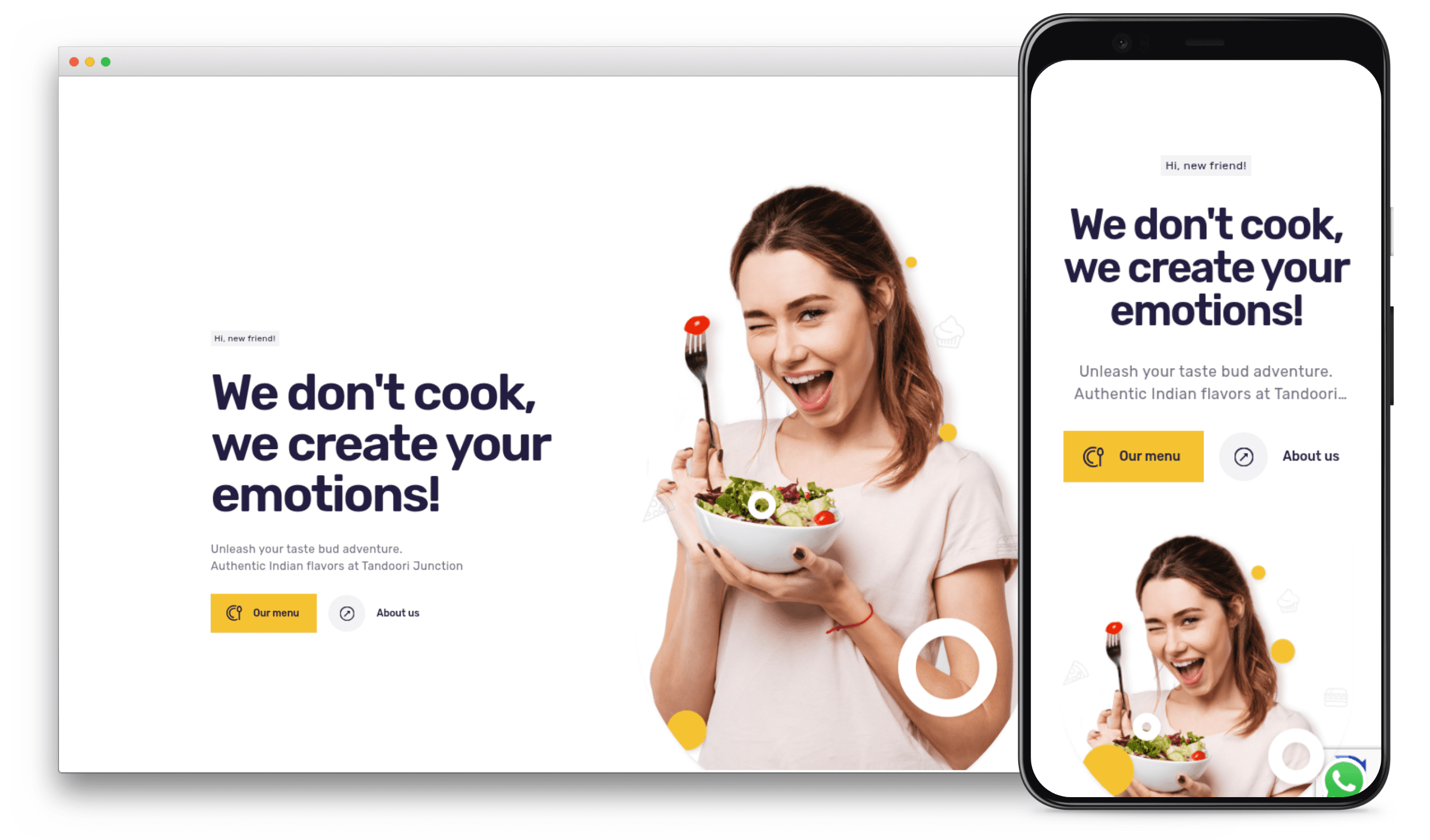 Tandoori Junction – Indian Restaurant Website