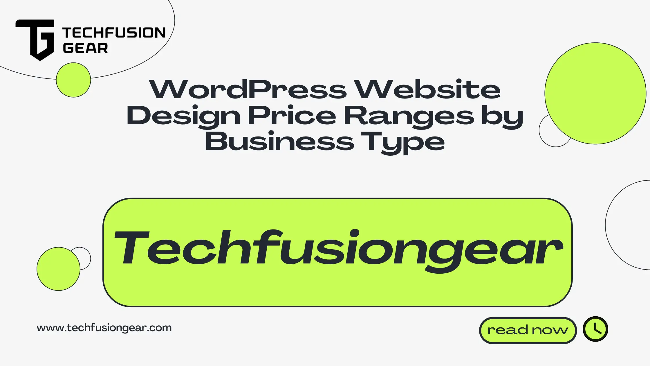 WordPress Website Design Price Ranges by Business Type