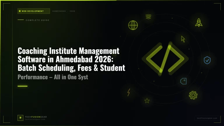 Coaching Institute Management Software in Ahmedabad 2026: Batch Scheduling, Fees & Student Performance, All in One System