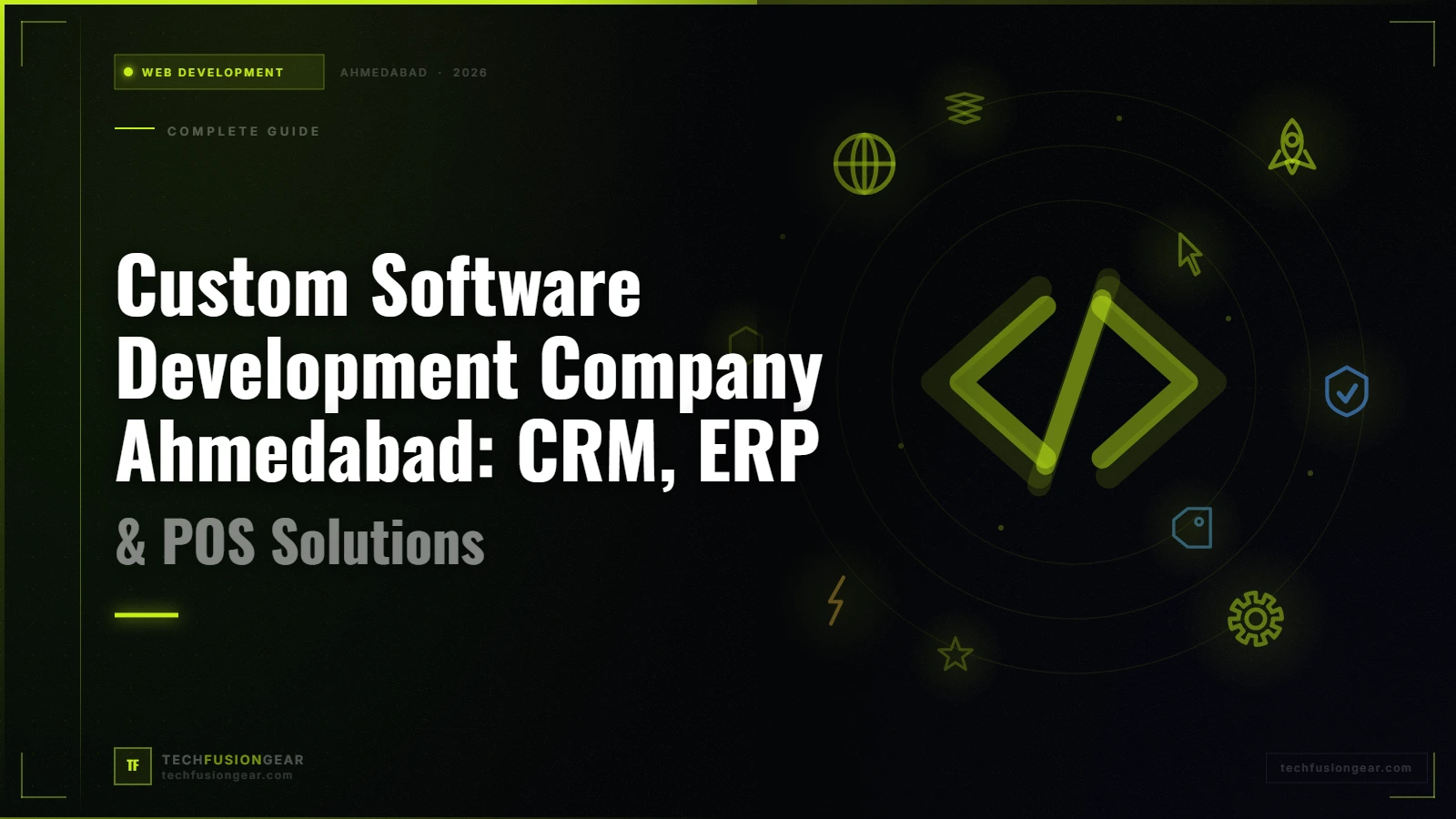 Custom Software Development Company Ahmedabad: CRM, ERP & POS Solutions