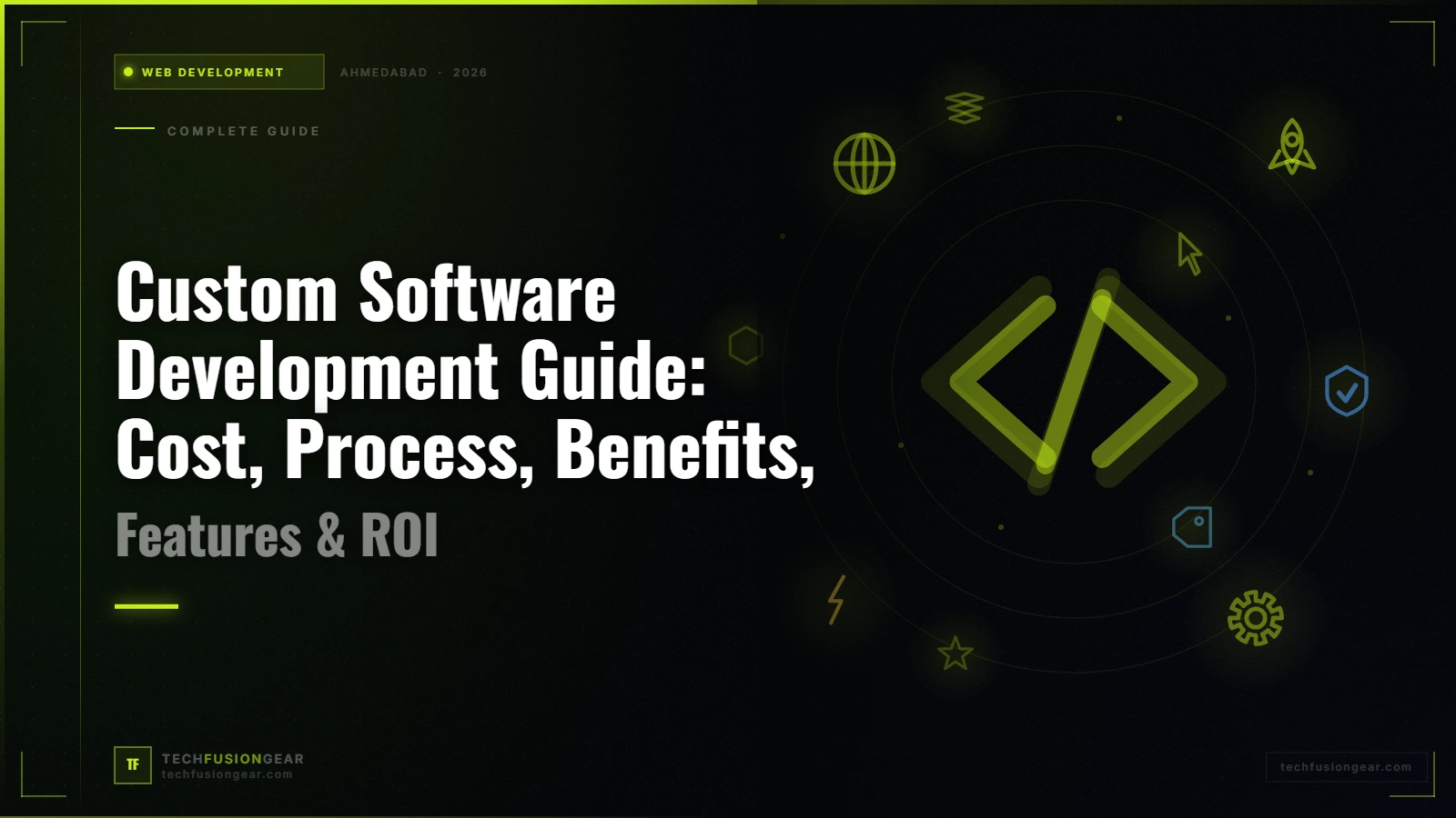 Custom Software Development Guide: Cost, Process, Benefits, Features & ROI
