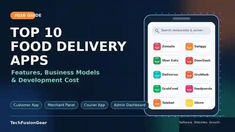 Top 10 Food Delivery Apps in 2026: Features, Business Models & Development Guide