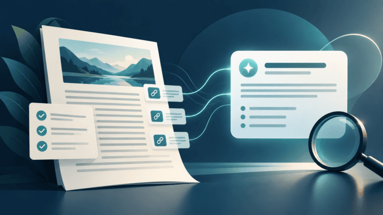 How to rank informational blog in AI Overviews?